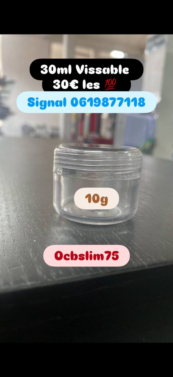Capsule 30ml Vissable x100