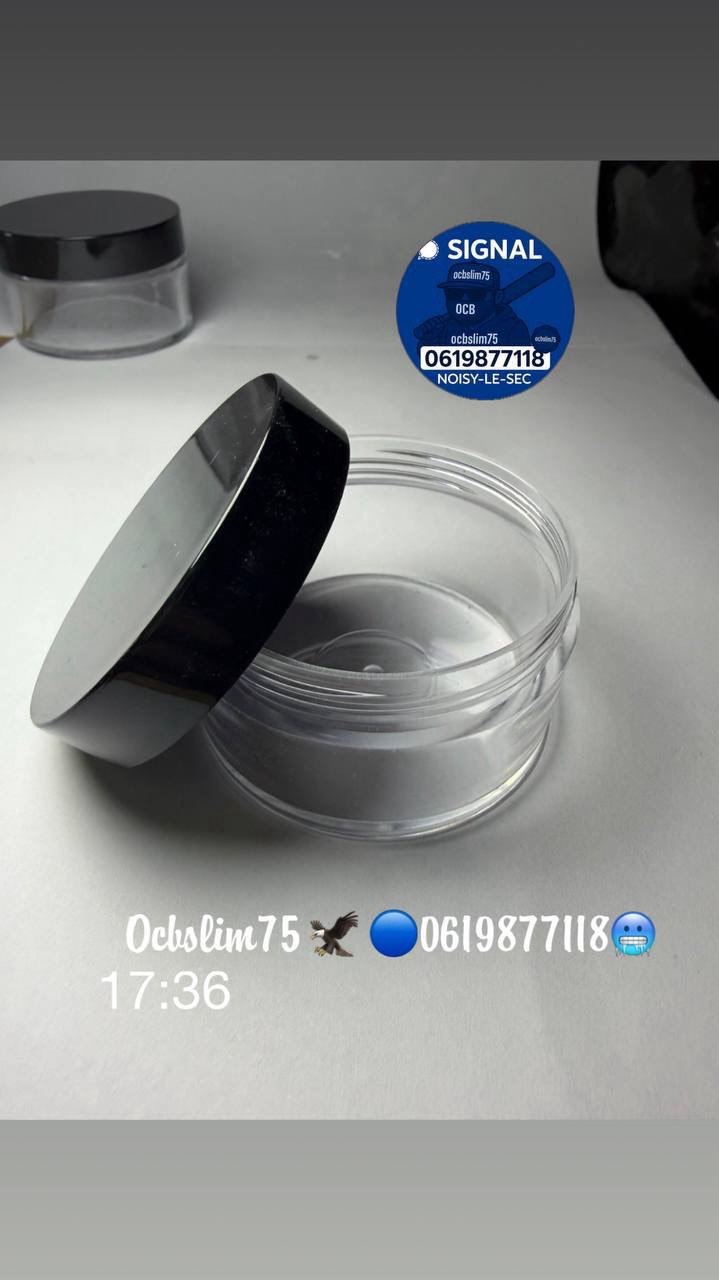 Pot 30ml plastique similaire à du verre