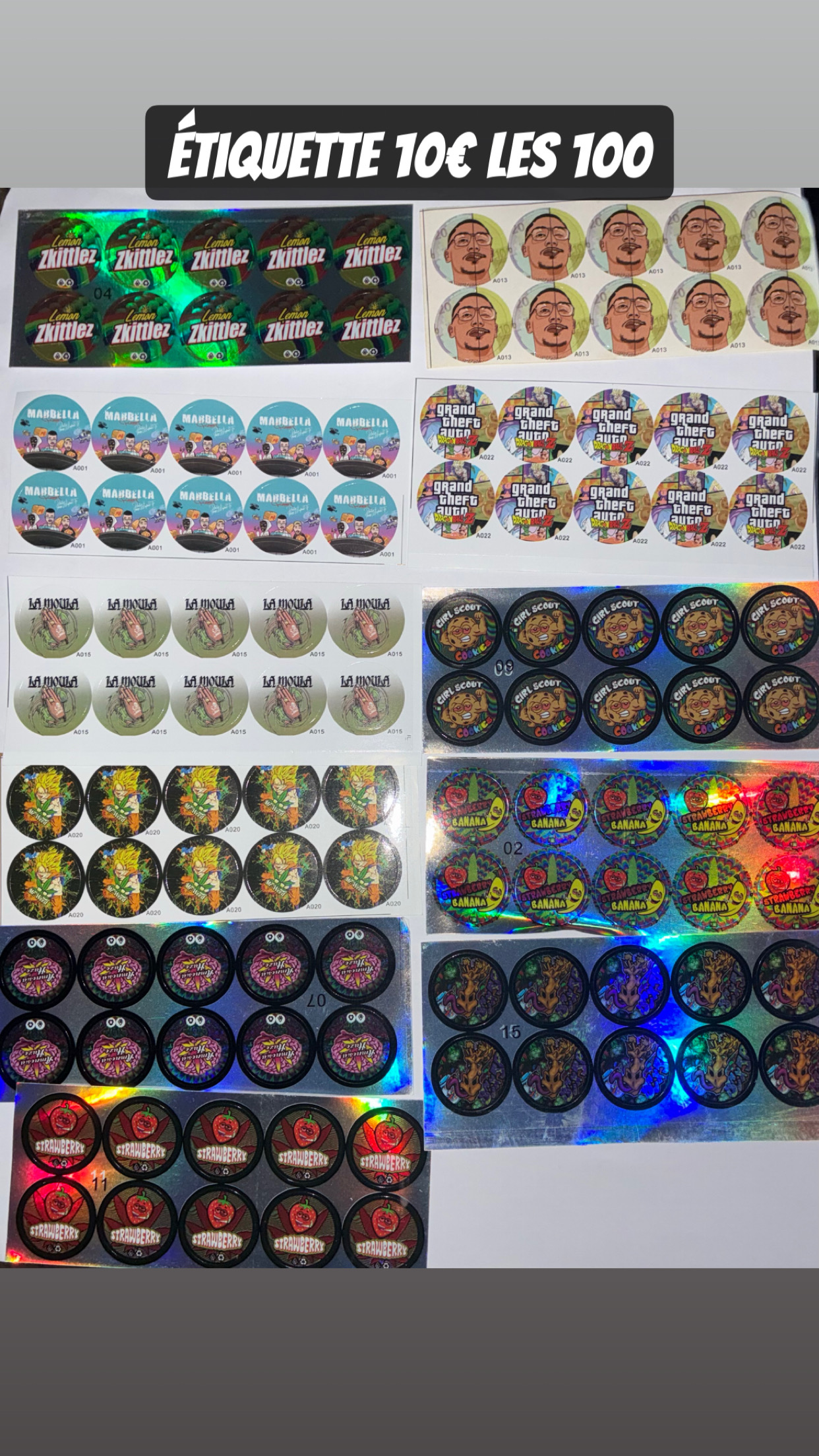 Étiquette & Anti-Gratte