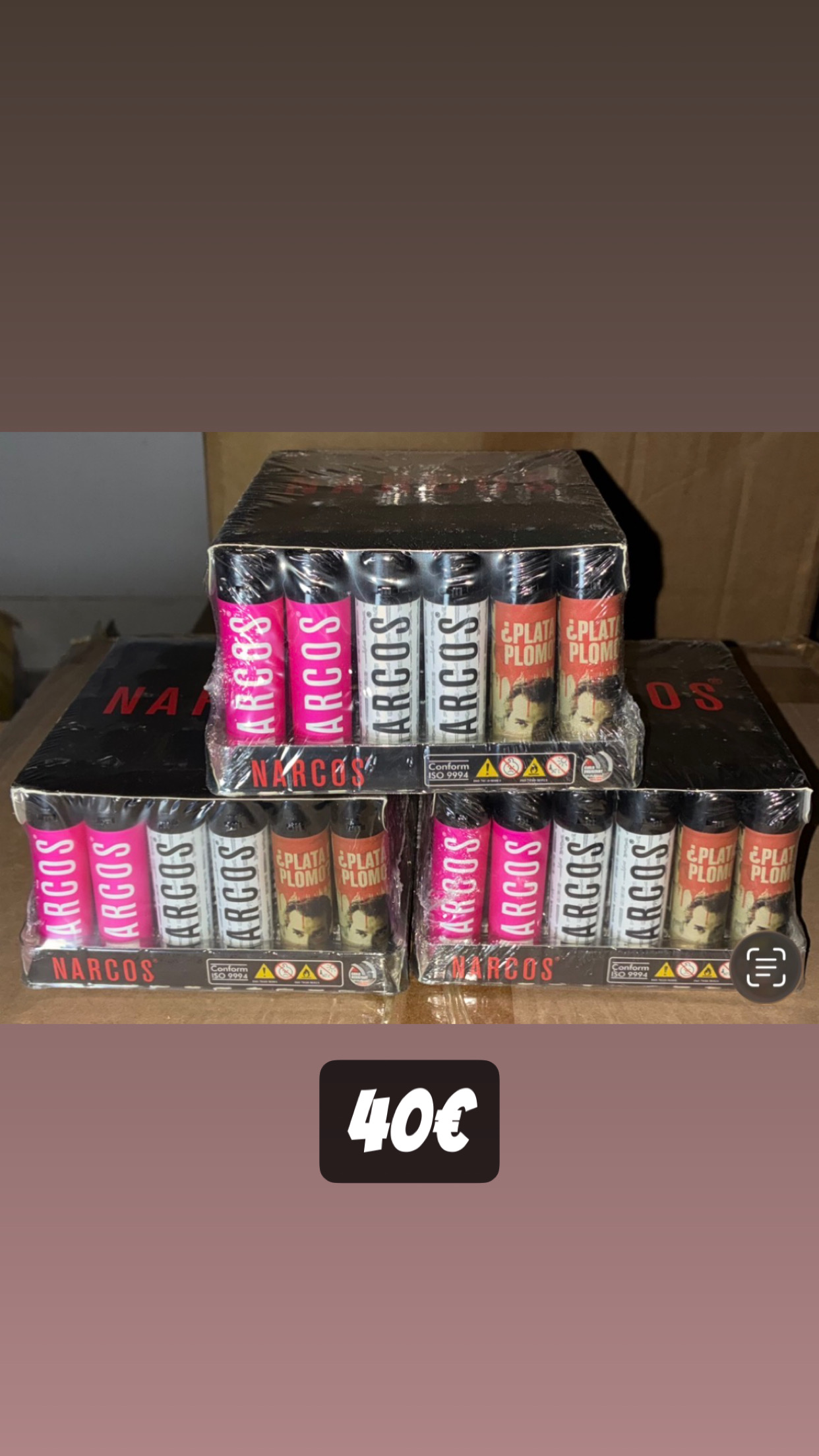 Briquet Narcos x30